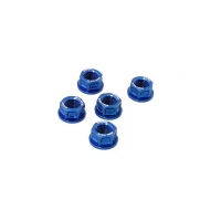 KIT 5 ECROUS DE COURONNE M10X1,25 - Couleur : Vert