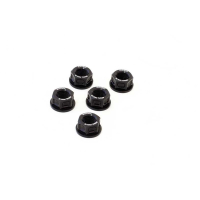KIT 5 ECROUS DE COURONNE M10X1,25 - Couleur : Orange