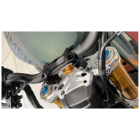 TE DE FOURCHE SUPERIEUR AVEC REHAUSSE TRIUMPH SPEED 1200 - Couleur 1 : SILVER, Couleur 2 : Rouge