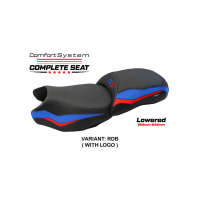 SELLE COMPLETE BMW R 1250 GS PAPHOS - Couleur : BLANC, Type : CONFORT, Logo : AVEC LOGO