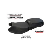 SELLE COMPLETE BMW R 1200 GS MAINZ - Couleur : BLANC, Type : CONFORT, Logo : AVEC LOGO