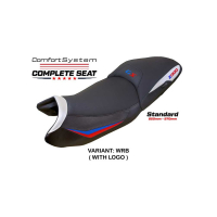 SELLE COMPLETE BMW R 1300 GS 2023+ DORFEN - Logo : AVEC LOGO, Couleur : ARGENT, Type : CONFORT REHAUSSE