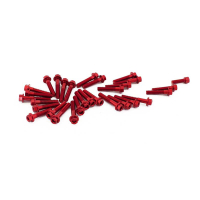 KIT VISSERIE DE MOTEUR CF MOTO 450 MT - Couleur : Rouge