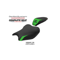SELLE COMPLETE KAWASAKI Z900 2017-2024 LIAKA - Couleur : BLANC, Type : CONFORT, Logo : AVEC LOGO