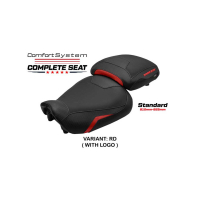 SELLE COMPLETE YAMAHA TRACER 9 2021-2024 NAHA - Couleur : BLANC, Logo : AVEC LOGO, Type : CONFORT RABAISSE
