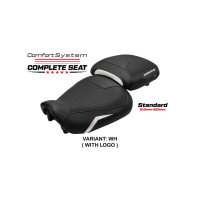 SELLE COMPLETE YAMAHA TRACER 9 2021-2024 NAHA - Type : CONFORT, Logo : AVEC LOGO, Couleur : ARGENT