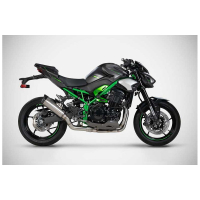 LIGNE COMPLETE KAWASAKI Z 900 2025 ZARD EXHAUST - Version : racing, Options : sans option, Matière : titane, Embout : embout carbone