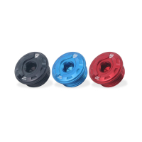 BOUCHON HUILE MOTEUR CNC RACING M24x2 - Couleur : NOIR 