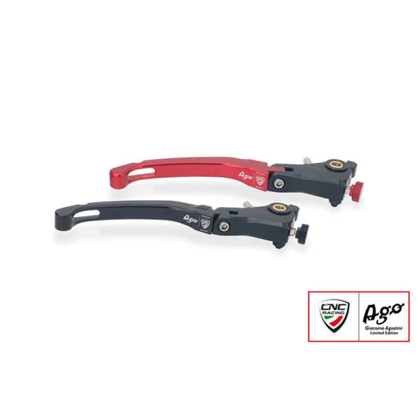 LEVIER DE FREIN RACING REPLIABLE MV AGUSTA GIACOMO AGOSTINI - Couleur / matière : NOIR