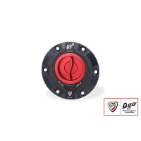 TRAPPE A ESSENCE CNC RACING MV AGUSTA GIACOMO AGOSTINI - Couleur : NOIR/ROUGE
