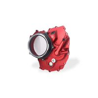 CARTER EMBRAYAGE TRANSPARENT CNC RACING PANIGALE/STREETFIGHTER V2 2025/* - -BB -BR -RB -SB -SR : Rouge/Noir