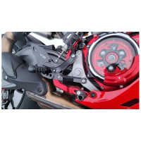 CARTER EMBRAYAGE TRANSPARENT CNC RACING PANIGALE/STREETFIGHTER V2 2025/* - -BB -BR -RB -SB -SR : Noir/Noir