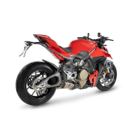 ECHAPPEMENTS ZARD DUCATI STREETFIGHTER V4 / PANIGALE V4 2025 - Version : racing, Options : sans option, Matière : titane, Embout : embout inox
