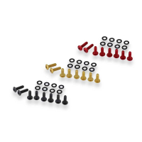 KIT VISSERIE BULLE CNC RACING DUCATI PANIGALE V4 2025 - Couleur : NOIR