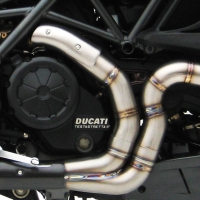 Collecteur Racing Inox ou Titane Ducati Diavel 