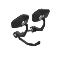 RÉTROVISEURS D’EMBOUT DE GUIDON ET PROTECTION DE LEVIER DE FREIN (SPORT) EVOTECH 