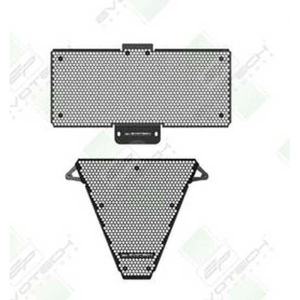 Evotech Ducati Streetfighter V2 kit protection de radiateur (2022+)