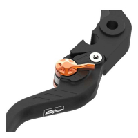 EVOTECH KIT RÉGLAGE LEVIER FREIN ET EMBAYAGE ORANGE