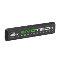 BADGE DE GRILLE DE RADIATEUR DE REMPLACEMENT EVOTECH PERFORMANCE- VERT (PETIT RE