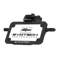 SUPPORT DE PLAQUE  DYNAMIQUE EVOTECH AVEC CLIGNOTANTS V1 - TRIUMPH STREET TRIPLE 