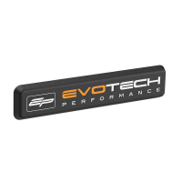 BADGE DE PROTECTION DE RADIATEUR DE REMPLACEMENT EVOTECH PERFORMANCE - ORANGE (G 