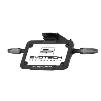 SUPPORT DE PLAQUE EVOTECH TUCK 'N' RIDE AVEC CLIGNOTANTS - DUCATI PANIGALE V4