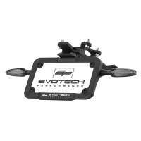 SUPPORT DE PLAQUE EVOTECH PERFORMANCE DYNAMIC AVEC CLIGNOTANTS INCLUS - YAMAHA M 