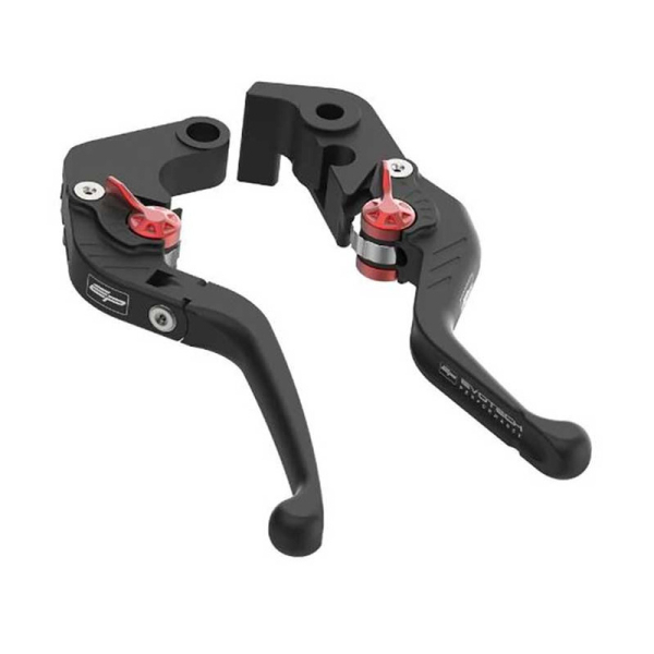 EVOTECH KIT LEVIERS DE FREIN ET EMBRAYAGE COURTS REPLIABLES - TRIUMPH SPEED TRIP