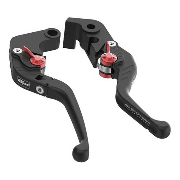 ENSEMBLE DE LEVIERS D'EMBRAYAGE REPLIABLES EVO ET DE FREIN COURT EVOTECH - SUZUK