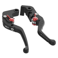 ENSEMBLE DE LEVIERS D'EMBRAYAGE REPLIABLES EVO ET DE FREIN COURT EVOTECH - SUZUK 