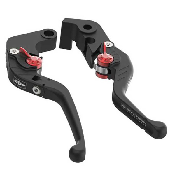 ENSEMBLE DE LEVIERS D'EMBRAYAGE REPLIABLES ET DE FREIN COURT EVOTECH EVO - KTM 1