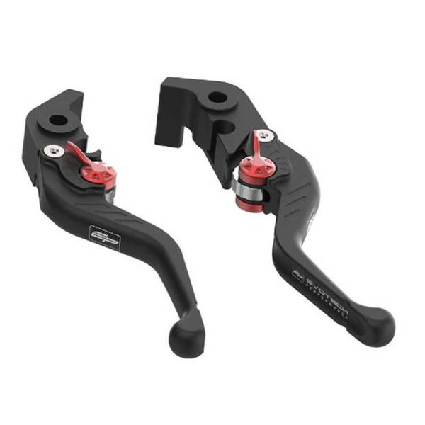 EVOTECH KIT LEVIERS DE FREIN ET EMBRAYAGE COURTS FIXES - BMW K1600GT (2017 - 201