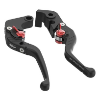 ENSEMBLE DE LEVIER D'EMBRAYAGE ET DE FREIN COURTES REPLIABLES EVOTECH EVO - YAMA