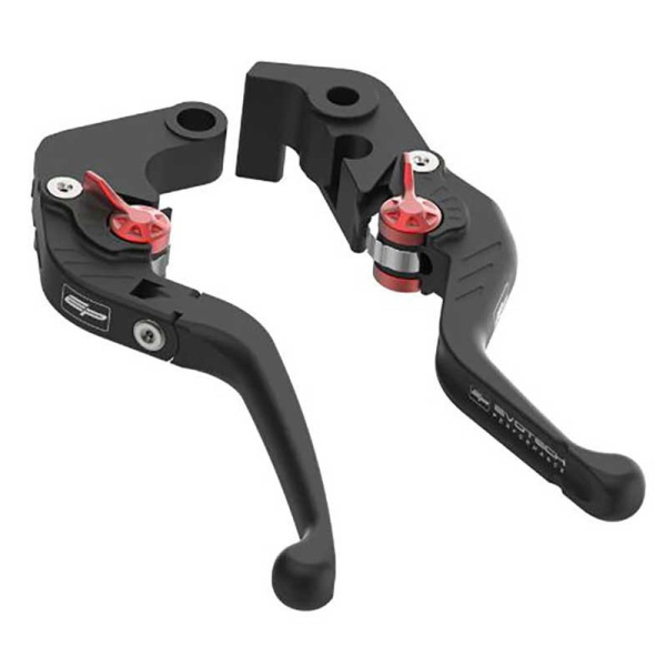 ENSEMBLE DE LEVIERS D'EMBRAYAGE REPLIABLES ET DE FREIN COURT EVOTECH EVO - DUCAT