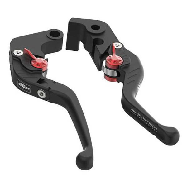 ENSEMBLE DE LEVIERS D'EMBRAYAGE ET DE FREIN COURT REPLIABLES EVOTECH EVO - KTM 3