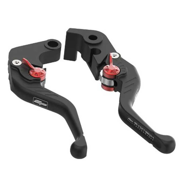 EVOTECH KIT LEVIERS DE FREIN ET EMBRAYAGE COURTS FIXES - HONDA BLACK SPIRIT (201