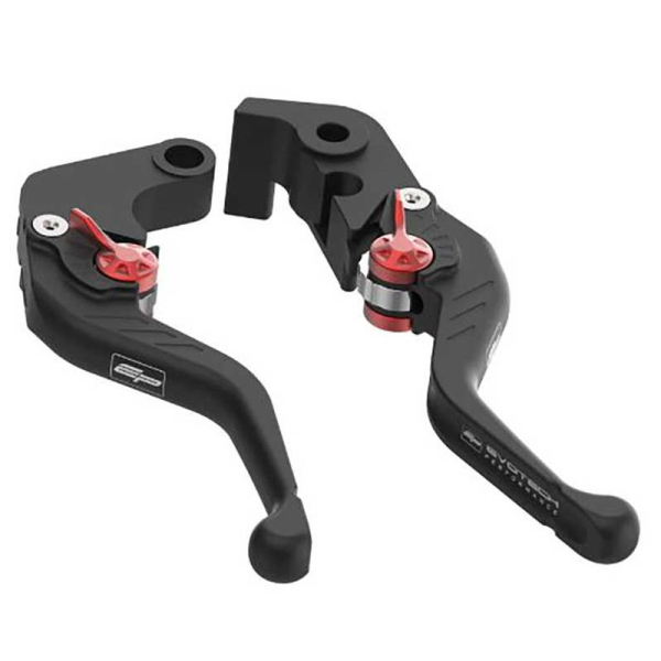 ENSEMBLE DE LEVIERS D'EMBRAYAGE ET DE FREIN COURTS EVOTECH EVO - HONDA CBR1100XX
