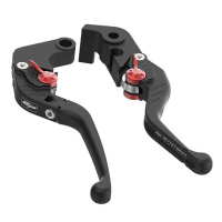 ENSEMBLE DE LEVIERS D'EMBRAYAGE REPLIABLES EVO ET DE FREINS COURTS EVOTECH - YAM