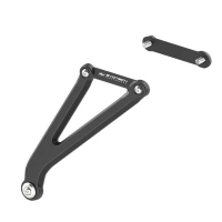 EVOTECH KIT SUPPORTS DE REPOSES PIEDS PASSAGER - KAWASAKI NINJA ZX-4R SE (2023+) 