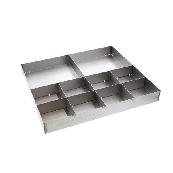 PLATEAU À PIÈCES EN ACIER INOXYDABLE EVOTECH