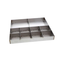 PLATEAU À PIÈCES EN ACIER INOXYDABLE EVOTECH