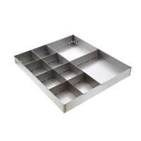 PLATEAU À PIÈCES EN ACIER INOXYDABLE EVOTECH