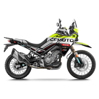 Kit déco CF 450 MT JAUNE - Finition : BRILLANT, Modèle : FULL, Type de garde boue : OFF ROAD