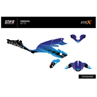 Kit déco MT07 BLEU - Modèle : STANDARD, Finition : MAT