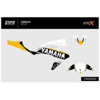 Kit déco MT07 JAUNE - Finition : BRILLANT, Modèle : FULL