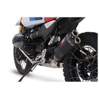 ECHAPPEMENT ZARD RAID 80 BMW R12 G/S 2025/* - Version : racing, Options : noir, Matière : titane, Embout : embout inox