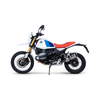 ECHAPPEMENT ZARD RAID 80 BMW R12 G/S 2025/* - Version : racing, Options : noir, Matière : titane, Embout : embout inox