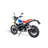 ECHAPPEMENT ZARD RAID 80 BMW R12 G/S 2025/* - Options : sans option, Matière : titane, Embout : embout inox, Version : homologué