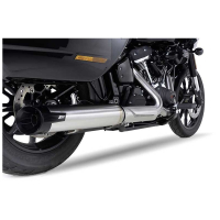 LIGNE COMPLETE ZARD HARLEY DAVIDSON SOFTAIL 2 EN 1 2025/* - Version : racing, Options : sans option, Matière : inox, Embout : embout aluminium