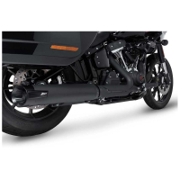 LIGNE COMPLETE ZARD HARLEY DAVIDSON SOFTAIL 2 EN 1 2025/* - Version : racing, Options : sans option, Matière : inox, Embout : embout aluminium